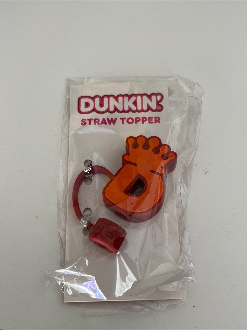 NWT- Dunkin Straw Topper - “DunKings”